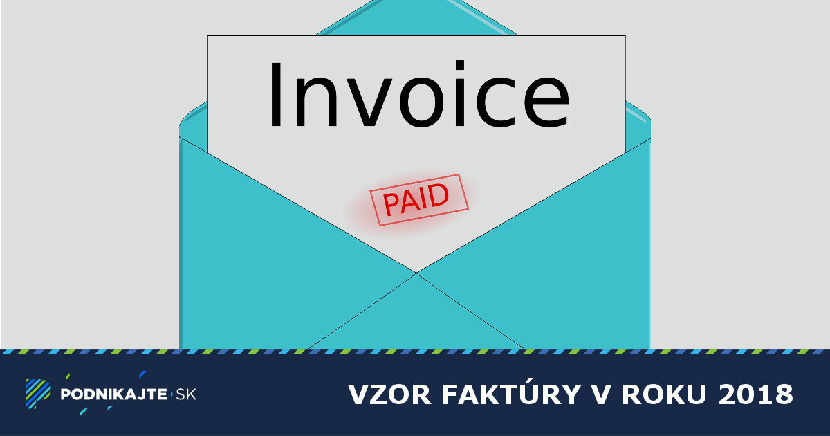 Faktúra A Jej Vzor V Roku 2018 Podnikajtesk