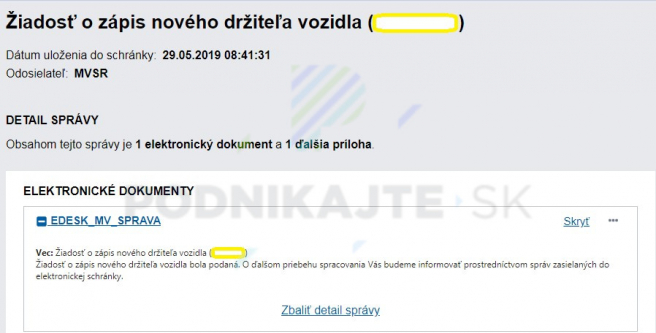 Návod na vyplnenie elektronickej žiadosti