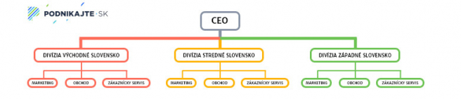 Divízna organizačná štruktúra