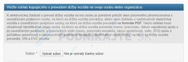 Postup pri odhlasovaní vozidla elektronicky. Zdroj: www.slovensko.sk