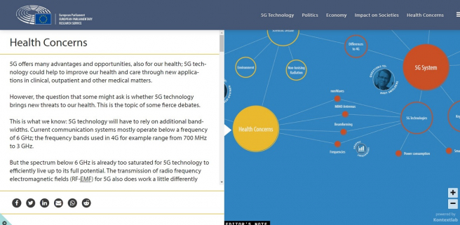 Ukážka podrobnejších informácií po kliknutí na konkrétnu „bublinu“. Zdroj: map.sciencemediahub.eu