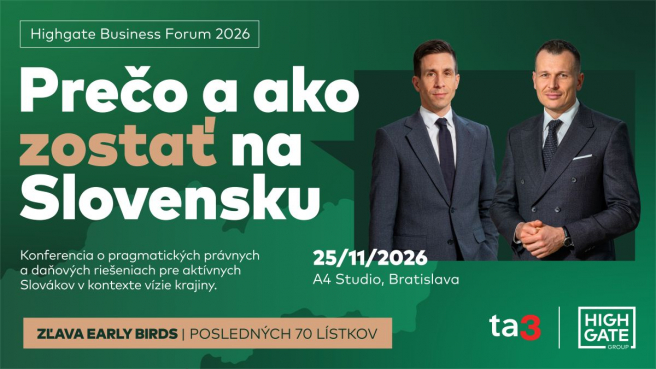 Konferencia „Prečo a ako zostať na Slovensku?“ Zdroj: Highgate Group